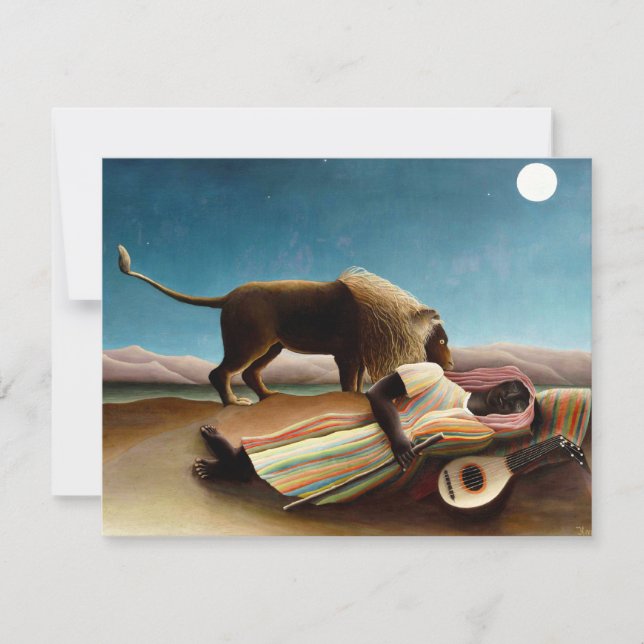 Henri Rousseau Les Invitations Gitanes Dormantes (Devant)