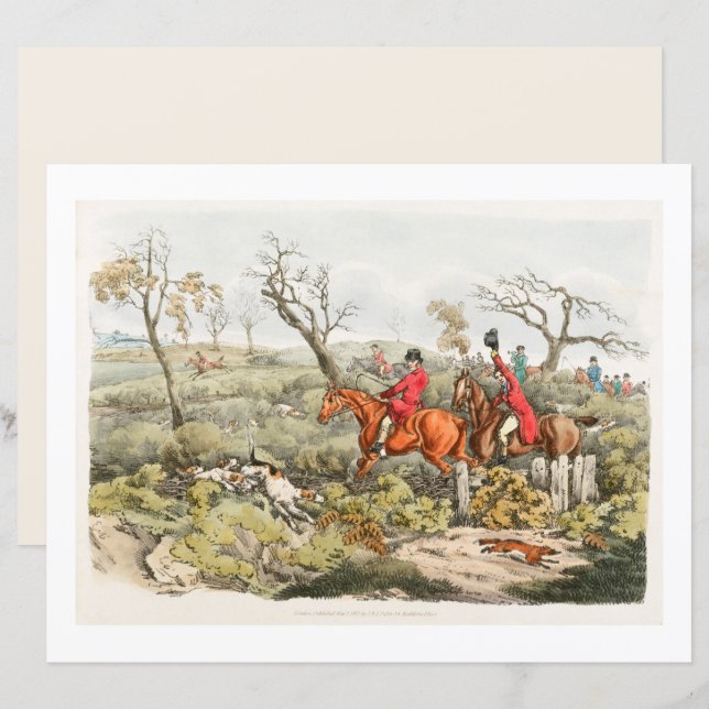 Henry Alken | Chasse au renard (Devant / Derrière)