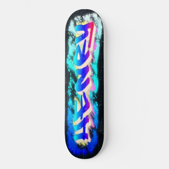 HENRY Customisé Graffiti Skateboard (Recto)