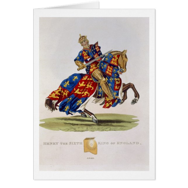 Henry VI, roi d'Angleterre (1421-71), 1422, de 'A (Devant)