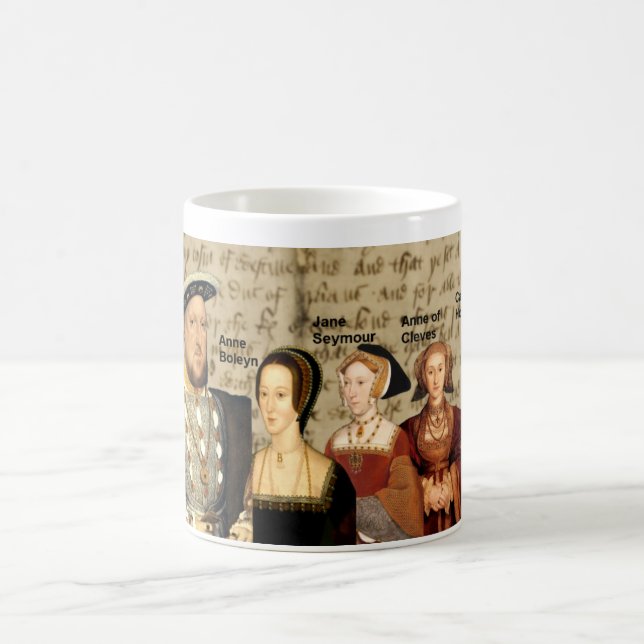 Henry VIII et sa tasse d'épouses (Centre)