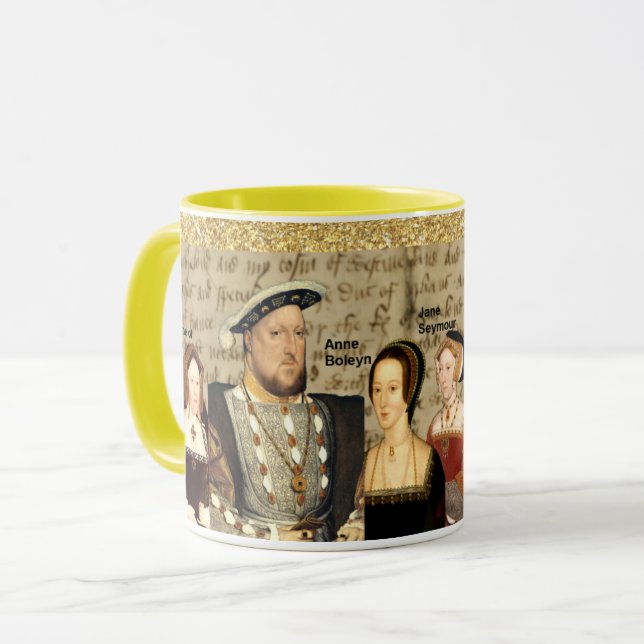 Henry VIII parties scintillant Mug (Devant gauche)
