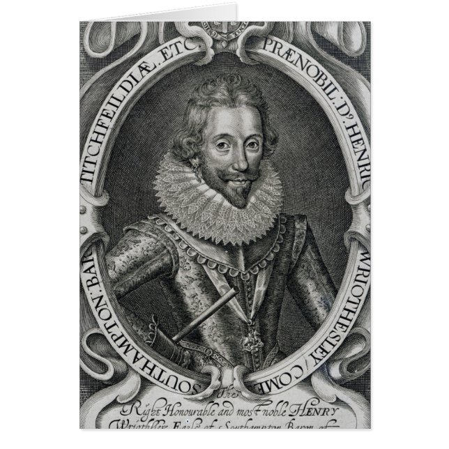 Henry Wriothesley, 3ème comte de Southampton, 1617 (Devant)