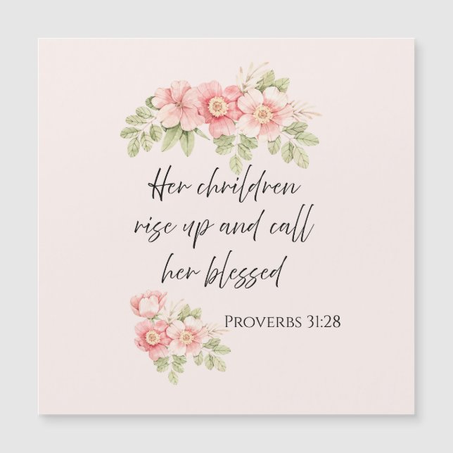 Her children rise up and call her blessed  (Devant)