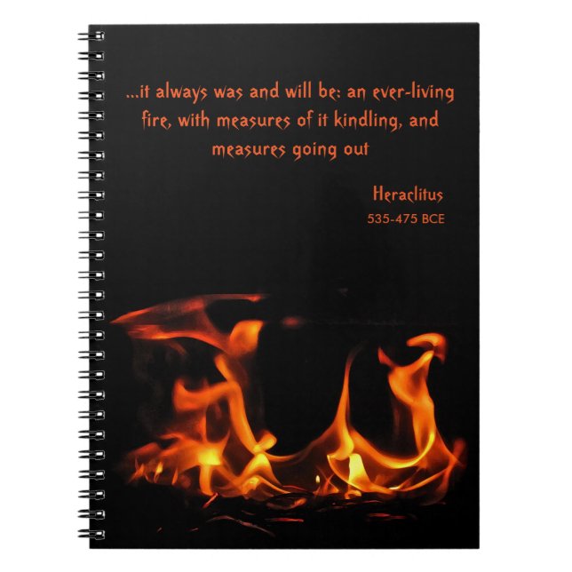 Heraclitus Carnet de feu éternel (Devant)
