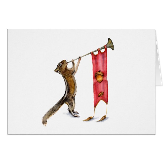 Herald de Cute Chipmunk (Devant horizontal)
