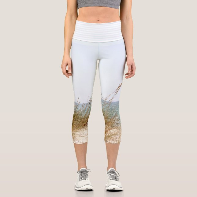 Herbe près de la mer capri leggings (Recto)