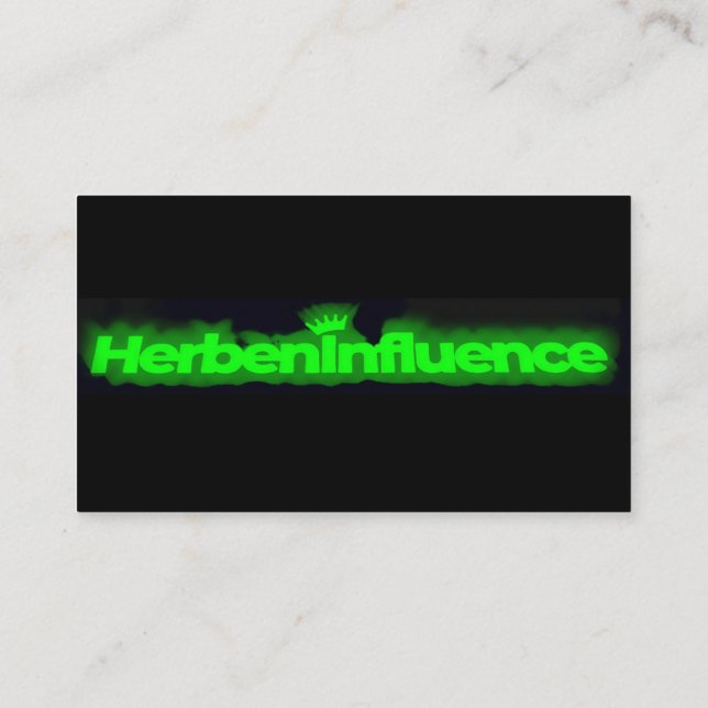 Herben Influence Cartes de visite (Dos)