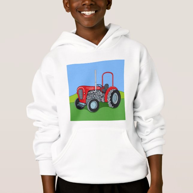 Herbert le Sweat - shirt à capuche du tracteur (Devant)