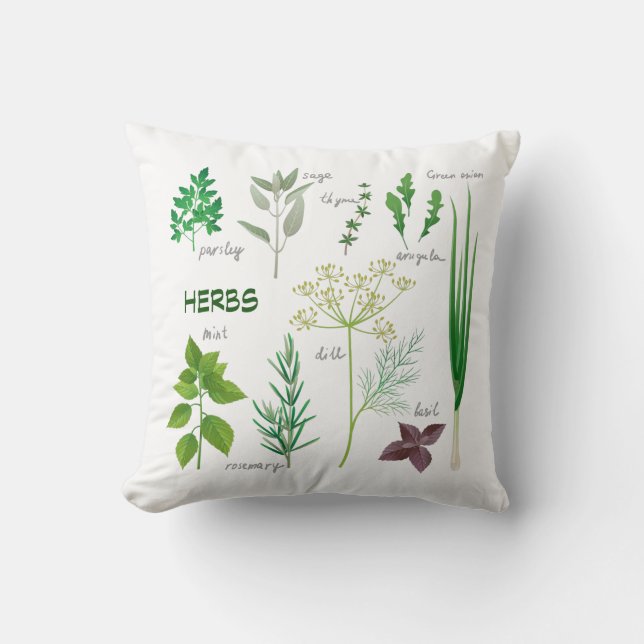 Herbes Assorties Lève Oreiller (Recto)