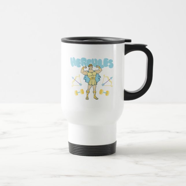 Hercules Arrows and Dumbbells Flex Travel Mug (Droite)