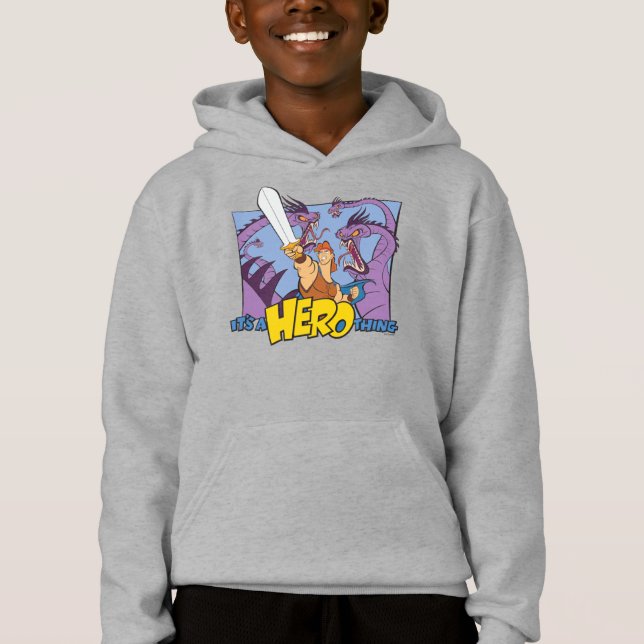 Hercules vs Hydra - It's a HERO Thing Hoodie (Devant)