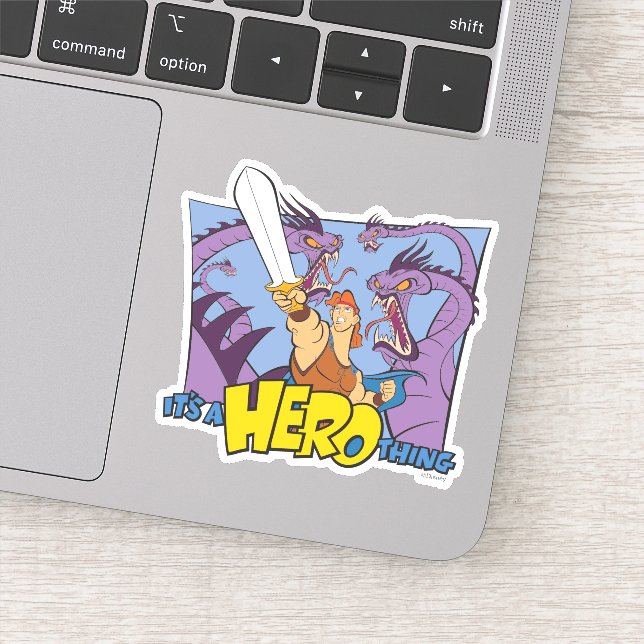 Hercules vs Hydra - It's a HERO Thing Sticker (Détail)