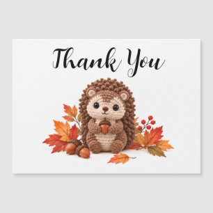 Hérisson au Crochet Merci d'Automne