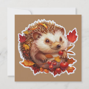 Hérisson d'automne