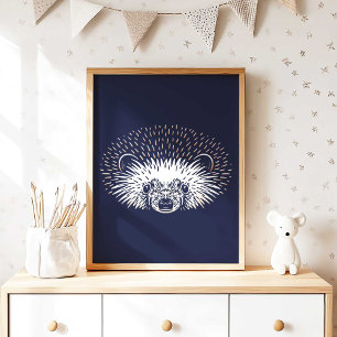 Hérisson Impression sur toile Hérisson animal de