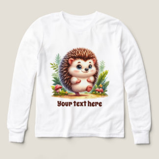 Hérisson personnalisable pour filles mignonnes