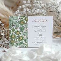 Heritage Botanical Save the Date Morris Invitation