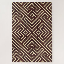 Héritage Entrelacé | Puzzle de Motif Tribal