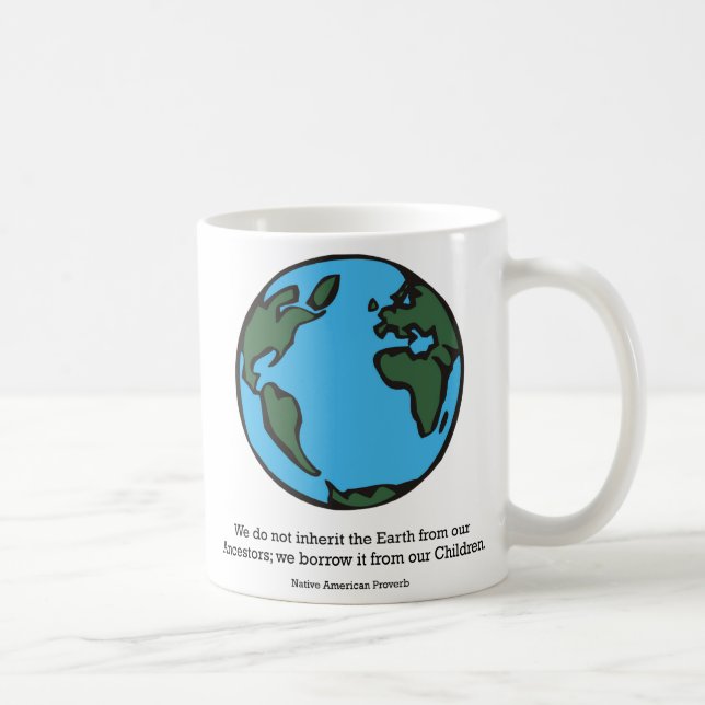 Héritez de la tasse de la terre (Droite)