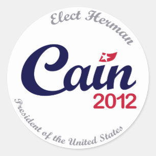 Herman Caïn pour autocollants de président 2012