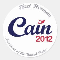Herman Cain pour Président Stickers "Spirit" 2012