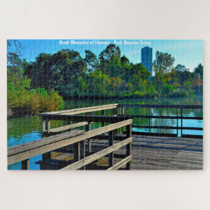Herman Park Houston Texas. Jigsaw Puzzle