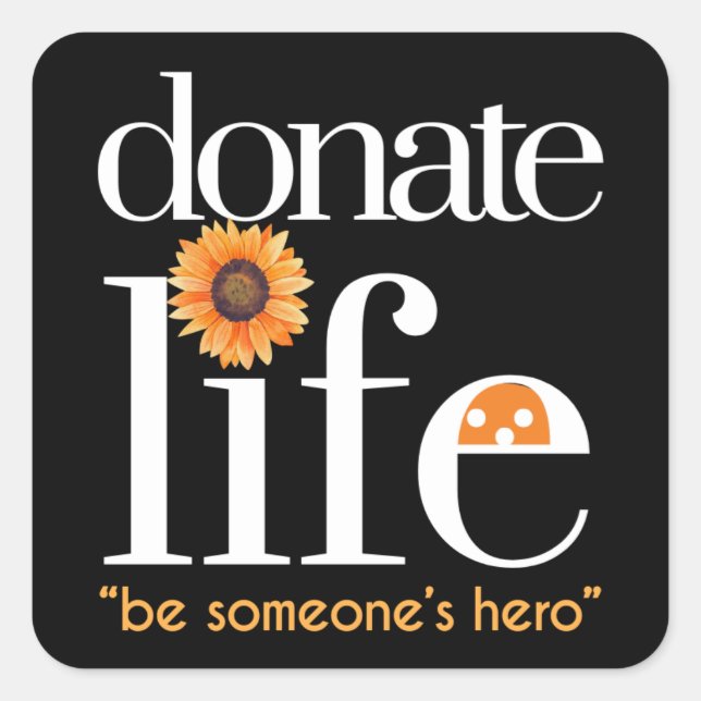 Hero Donate Life Stickers (Devant)