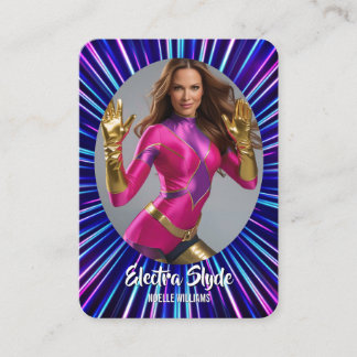 Hero Glow Photo Coscards Cosplay Cartes de commerc