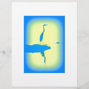 héron bleu