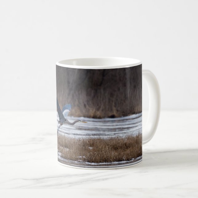 Heron Décolle La Mug De Café (Devant droit)