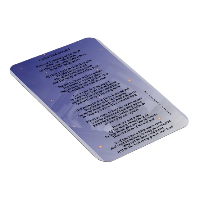 Héros bénévoles Magnet flexible (Côté Droit)