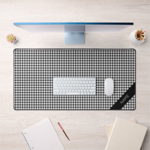 Herringbone Noir NOM Blanc Classique Preppy