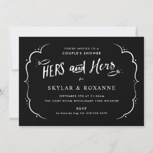 Hers et Hers Gay Couples Show Invitation