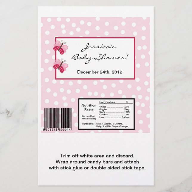 Hershey's Large Bar Wrapper Berry Garden Lady (Devant)