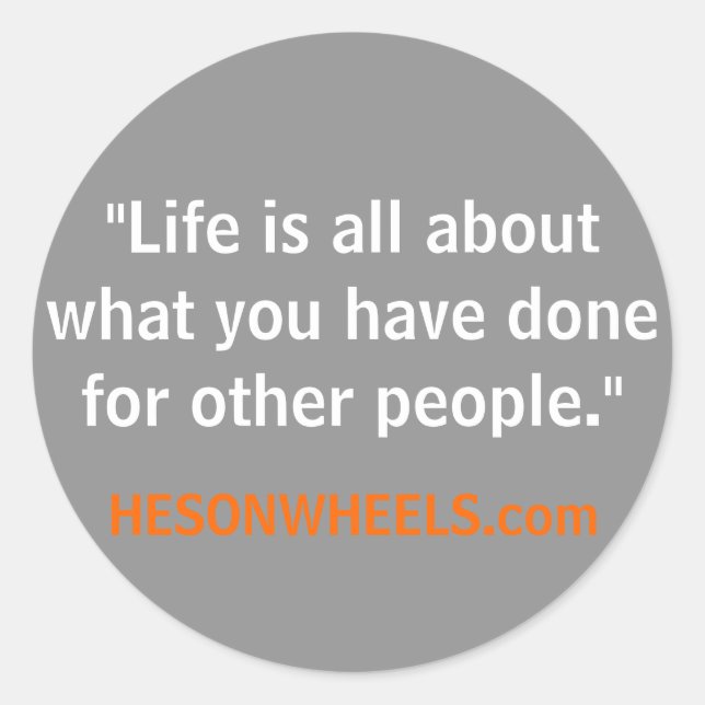 HESONWHEELS Citer Stickers Sans Se Souvenir (Devant)