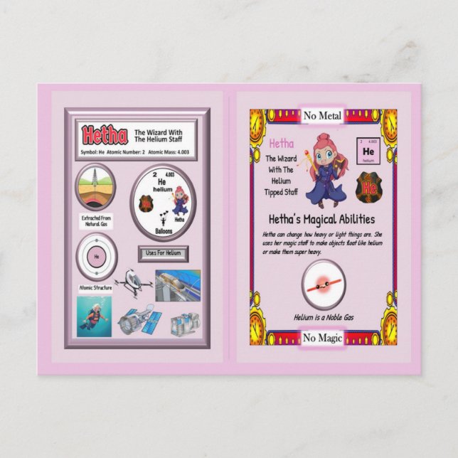 Hetha - Carte de commerce Helium (Devant)