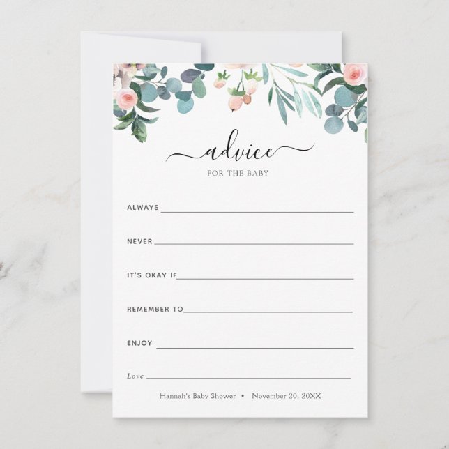 Heure de conseil pour le thé pour la carte bébé (Devant)