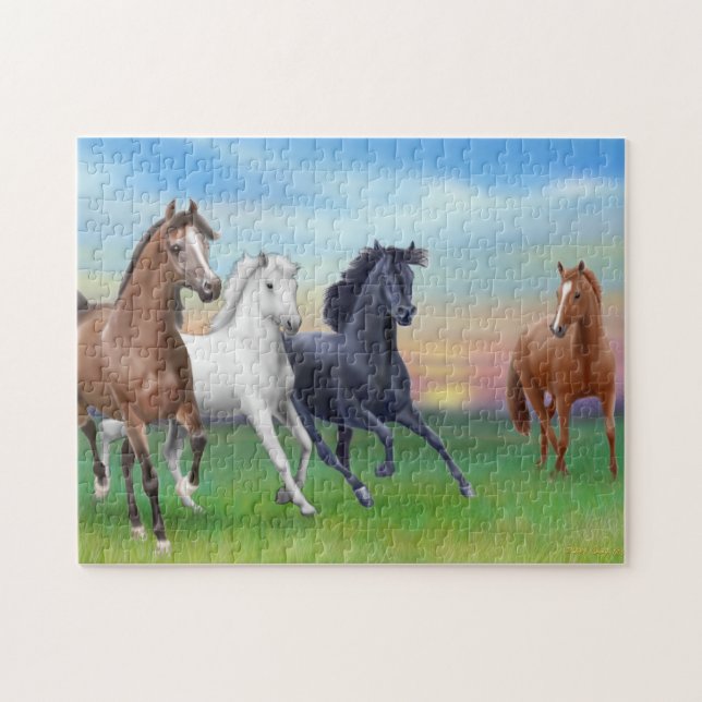 Heure de dîner sur le puzzle de ranch (Horizontal)