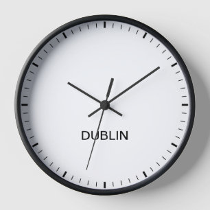 Heure de Dublin Irlande Newsroom Style Horloge