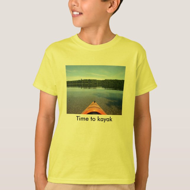 Heure de kayak - T-shirt d'enfants (Devant)