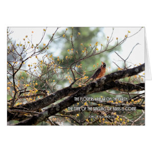 Heure de la carte de note Parakaleo Singing Birds