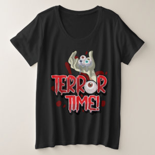 Heure de la terreur d'Halloween main Zombie avec l