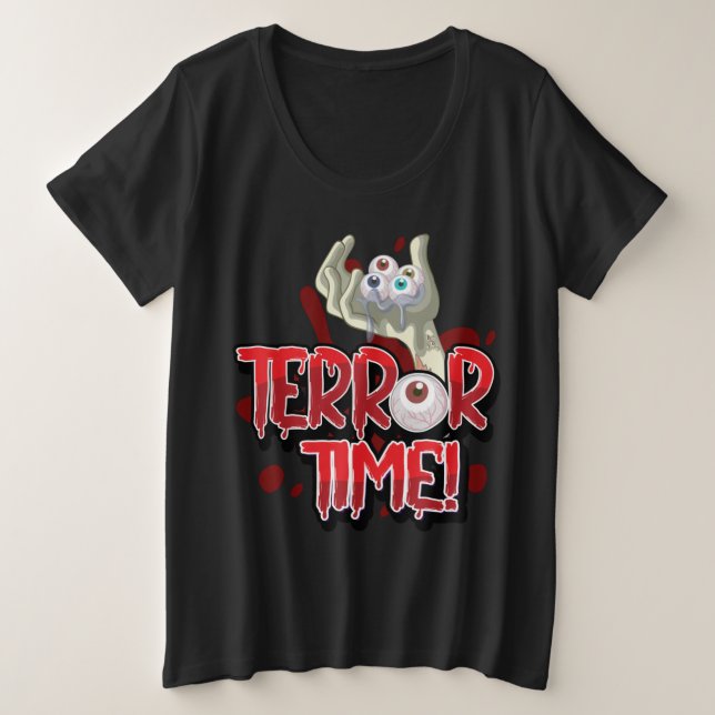 Heure de la terreur d'Halloween main Zombie avec l (Design devant)