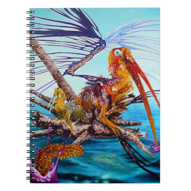 Heure de piloter l'huile partie sur le carnet de (Devant)