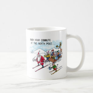 Heure de pointe du Pôle Nord Tasse à gauche
