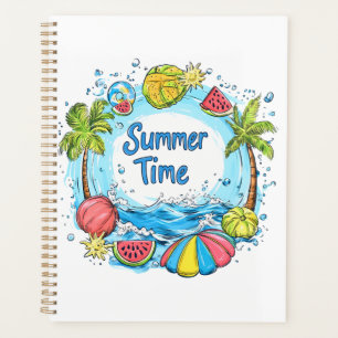 Heure d'été - Heure d'été Plage Illustration