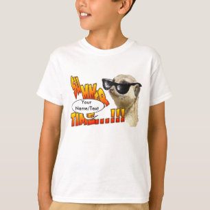 Heure d'été Meerkat T-shirt enfant personnalisable