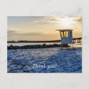 Heure dorée Destin East Pass Merci Carte postale