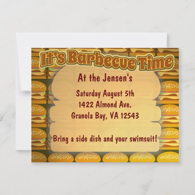 Heure du barbecue ! (Devant)